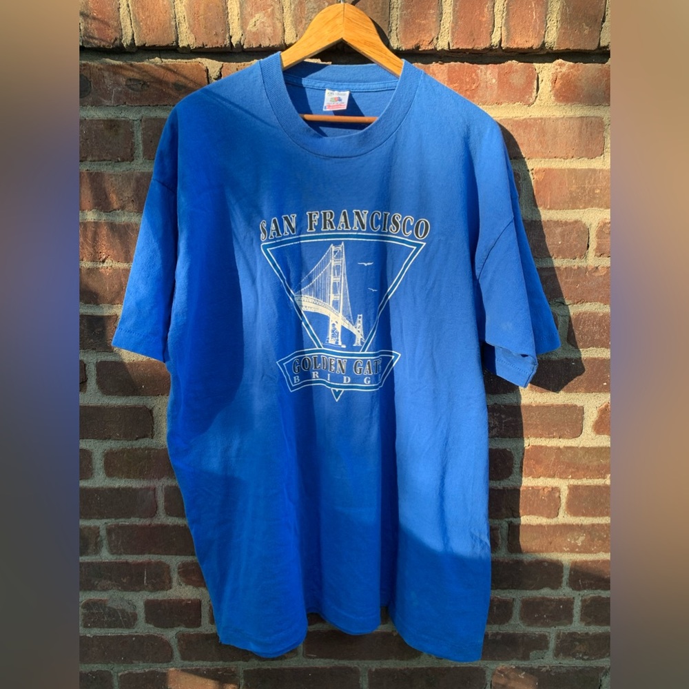 Vintage 90s San Francisco Golden Gate Bridge Shirt Size 2XL